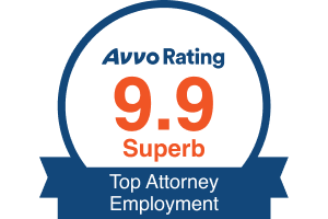 Avvo Rating Top Attorney Employment Badge